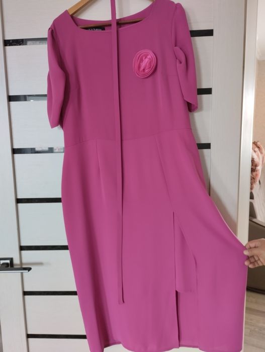 Розовое платье, вечернее