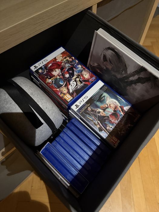 Sony Playstation Pulse Elite Black + калъф + 3D принтирана стоика зарядно