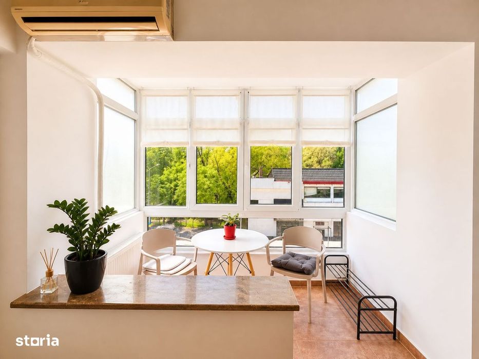 Studio Modern & Inundat de Lumină | Floreasca 112 | Pet Friendly