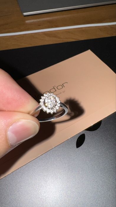 Inel logodna Diamante - factura achizitie ca NOU