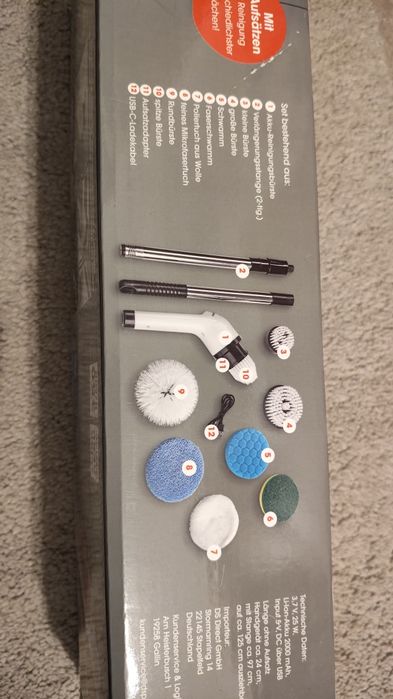 Perie multifunctionala cu acumulator.