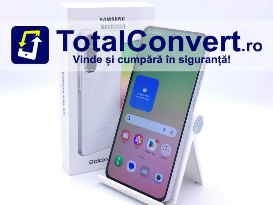 Samsung A56 128GB Awesome Light Gray 8GB, Garantie 24 luni | #D89780
