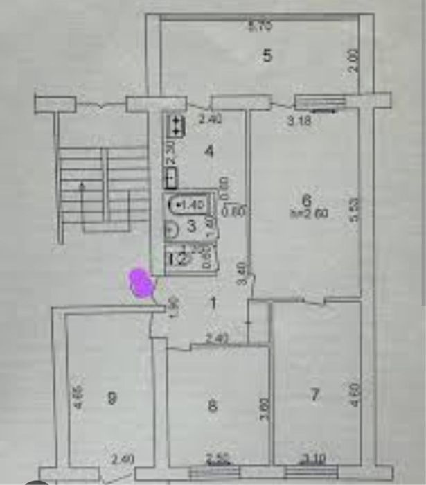 Ц-4, метро А .Кадирий , 4 комнаты