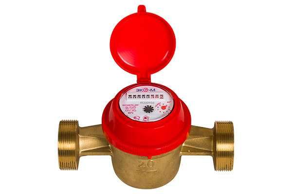 Счетчик воды 40 универсальный одноструйный L-200 Экомера