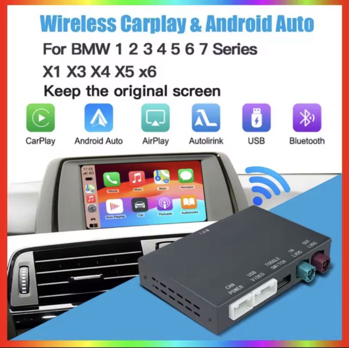Carplay BMW nou, CIC Seria 1 2 3 4 5 6 7 X1 X3 X4 X5 X6