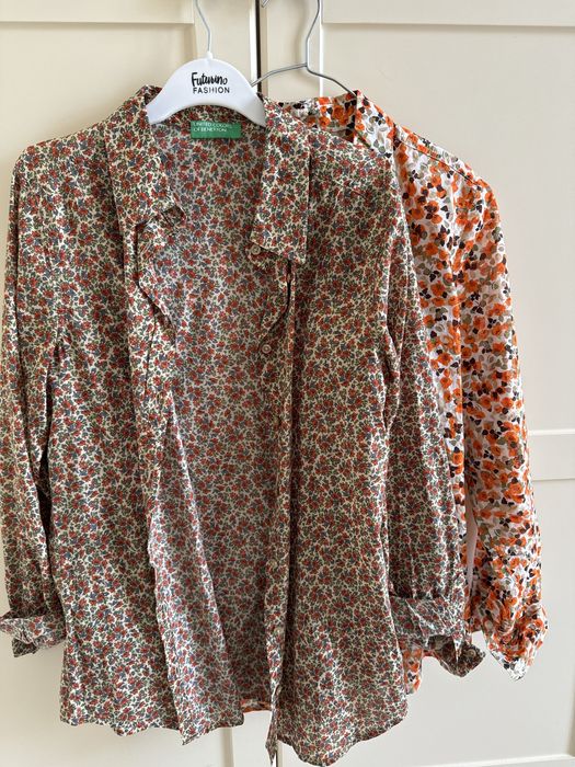 Рубашки benetton 42 р