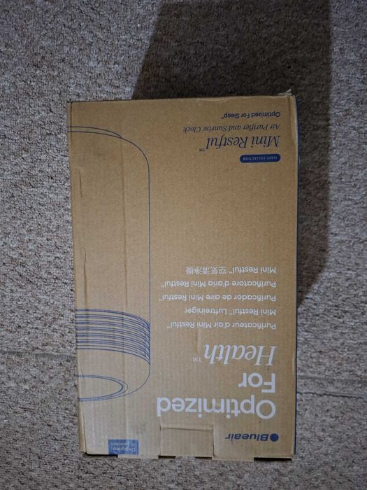 Purificator de aer inteligent cu ceas și simulator de răsărit Blueair Mini Restful™ (Mini Restful™ Sunrise Clock Air Purifier)