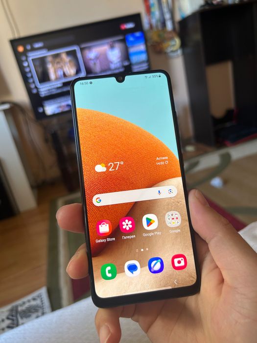 Samsung A32 жагдай керемет еш минусы док таза телефон оригинал катпайт