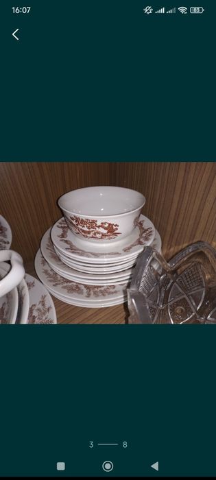Охота, сервиз столовый,34 предмета
