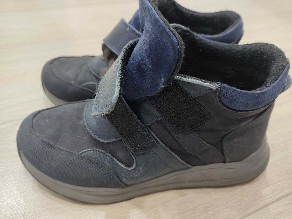 Ботинки демисезонные, кожа, для мальчика