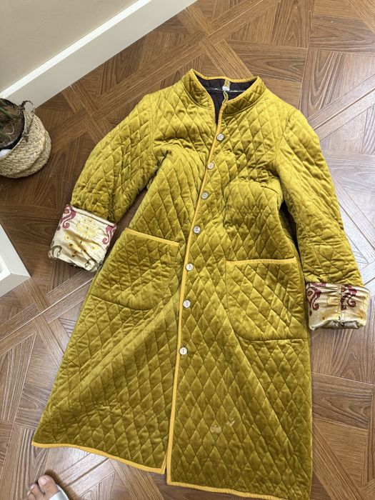 Шапан женский цвет горчица