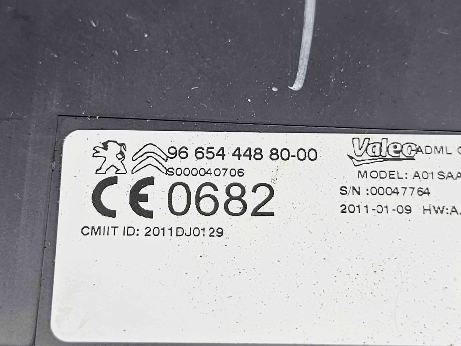 Modul confort Peugeot 508 Break GT [Fabr 2010-2018] 9665444880