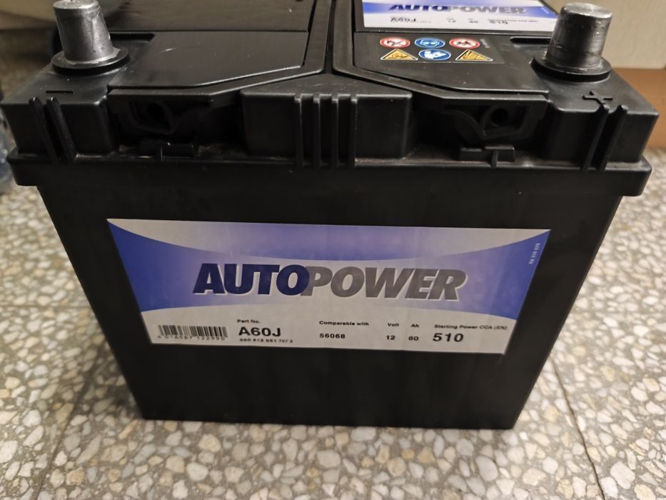 Акумулатор 12V 60Ah 510CCA в отлично състояние