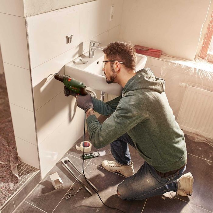 ПРОМО Нова 2г Гаранция Ударна Бормашина Bosch EasyImpact 600, 600W