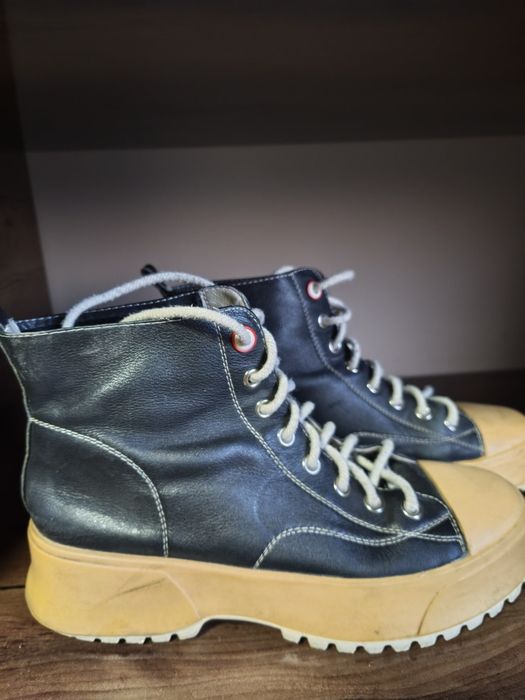 Демисезонные ботинки (кожа)