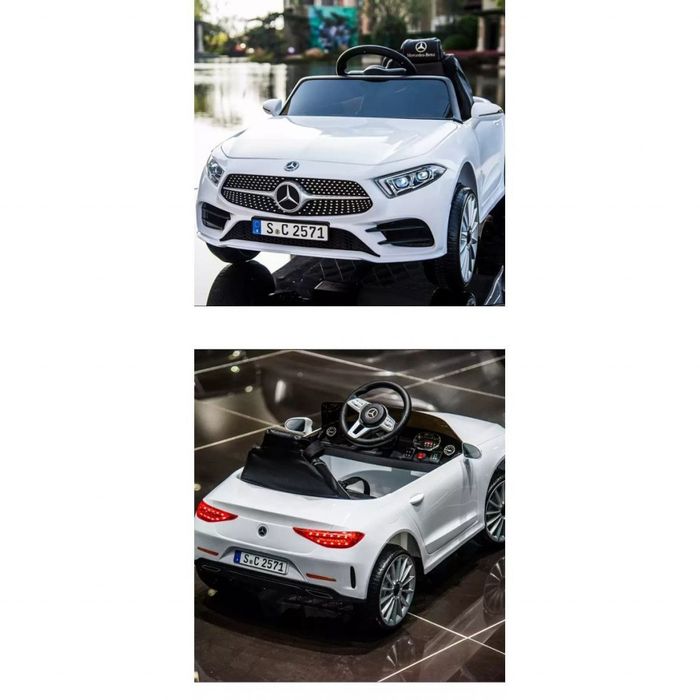 Акумулаторна кола Mercedes Benz CLS350 с кожена седалка 12V