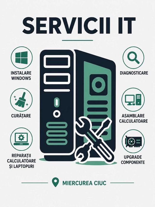 Servicii IT | Reparații PC & Laptop | Instalare Windows | Curățare | Upgrade | Miercurea Ciuc