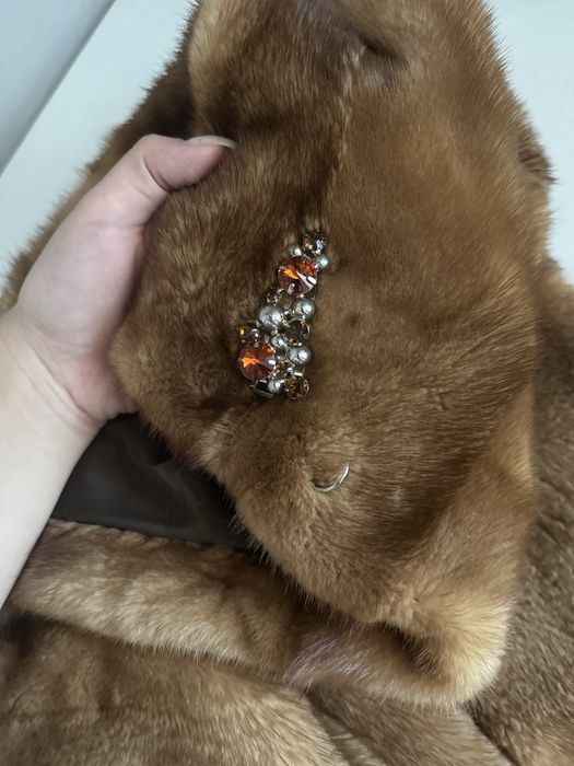 Шуба натуральная норка