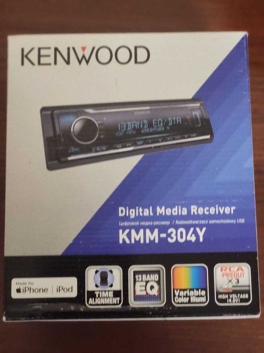 Автомагнитола KENWOOD  KMM - 304Y Оригинал.