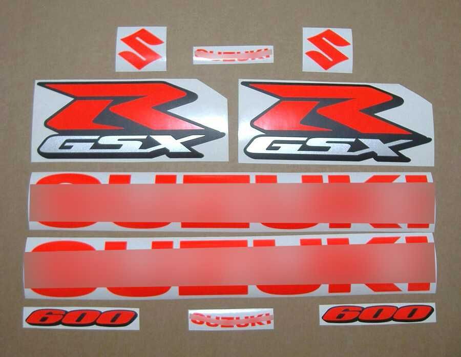 Стикери Сузуки 600 различни цветове GSXR Suzuki лепенки гсхр емблеми