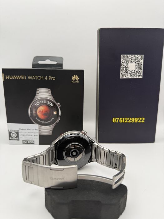 Huawei watch 4 Pro Titanium Full Box Garantie 12 Luni , AMANET NO LIMIT.