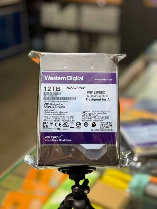 Жёсткий диск 12 ТБ WD  HIKVISION