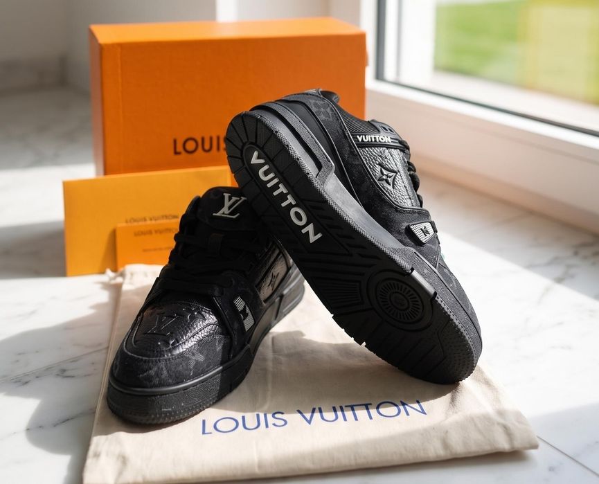 Adidasi LV Trainer Negru Full Black - Full Box