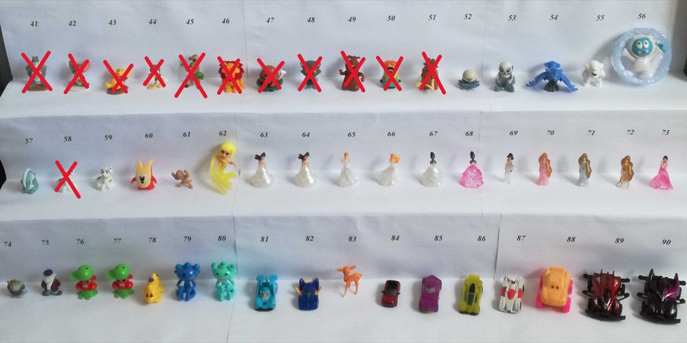 Киндер/Kinder фигурки