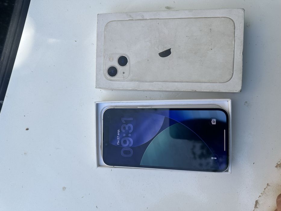 Айфон 13 каропкасымен