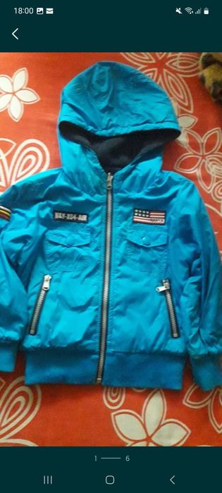 geaca  copii 4-6 ani cu 2 fete si gluga-30;lei