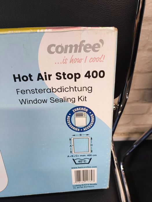 Втулка за прозорец за подов климатик Comfee Hot Air Stop 400 – нова
