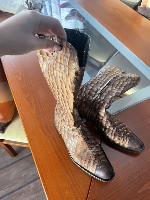 Дамски ботуши естествена кожа