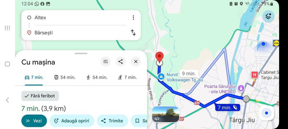 Teren 1.641 mp–Tg Jiu - schimb ±dif  cu masina, apartament, garsoniera