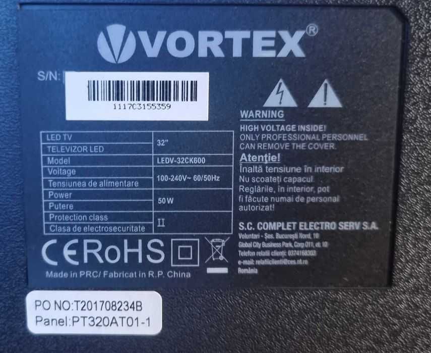 Tv Vortex de 81cm