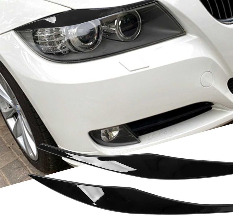 Вежди за фаровете за БМВ 3 серия Е90 Е91 BMW e91 e90 черни пиано лак