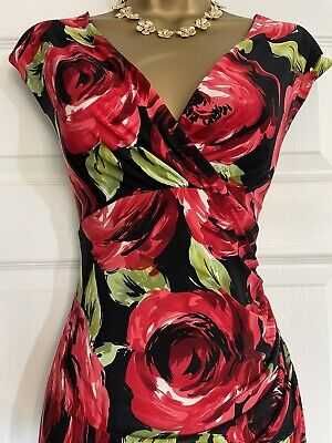 Платье-футляр Phase Eight (Великобритания) с ярким цветочным принтом