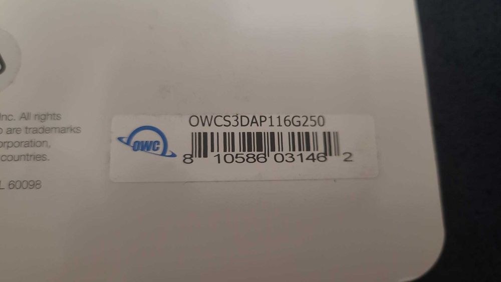 SSD OWC Aura Pro 250 GB Macbook SATA III , sigilat , nou