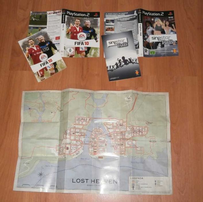 Lot de coperti manuale sleeve-uri etc. de la jocuri gaming