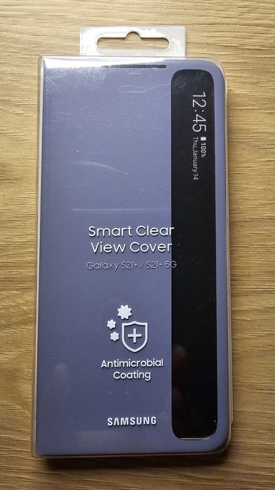Husă originală SAMSUNG S21 + S21 Plus Smart Clear View Cover (EF-ZG996