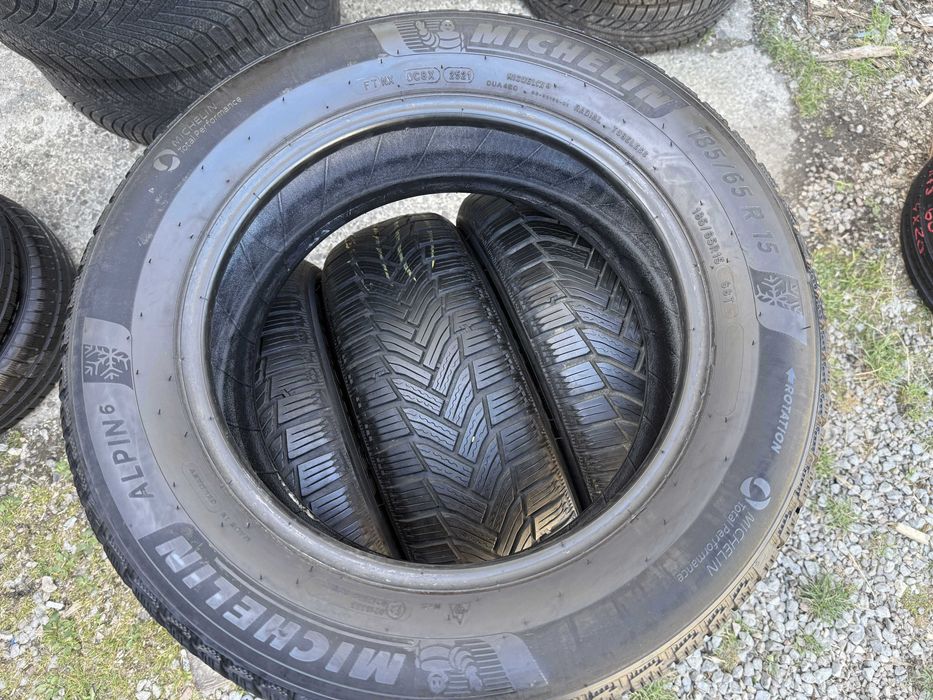 # 4x Anvelope iarna 185/65 r15 M+S - Michelin Alpin 6