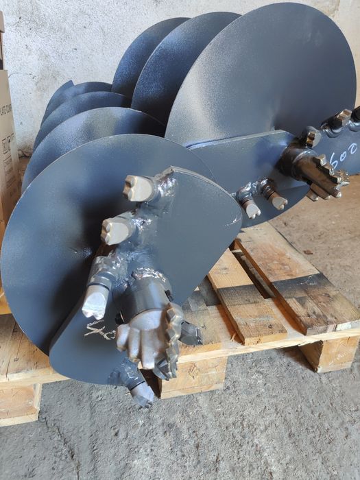 Burghiu pământ premium pentru soluri dure cu dinți vidia