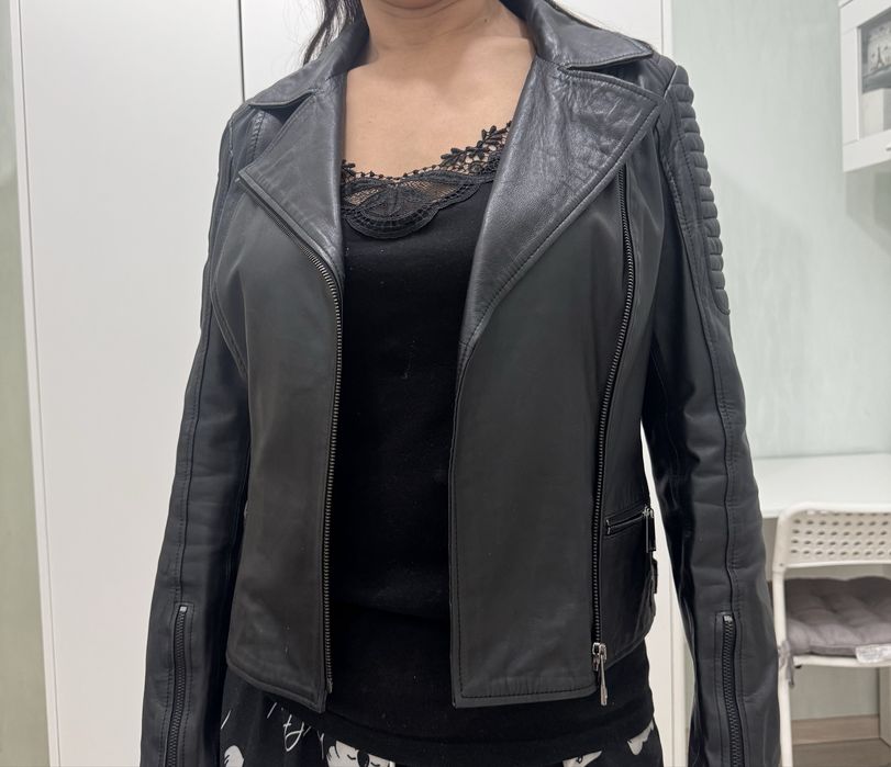 Натуральная кожаная куртка