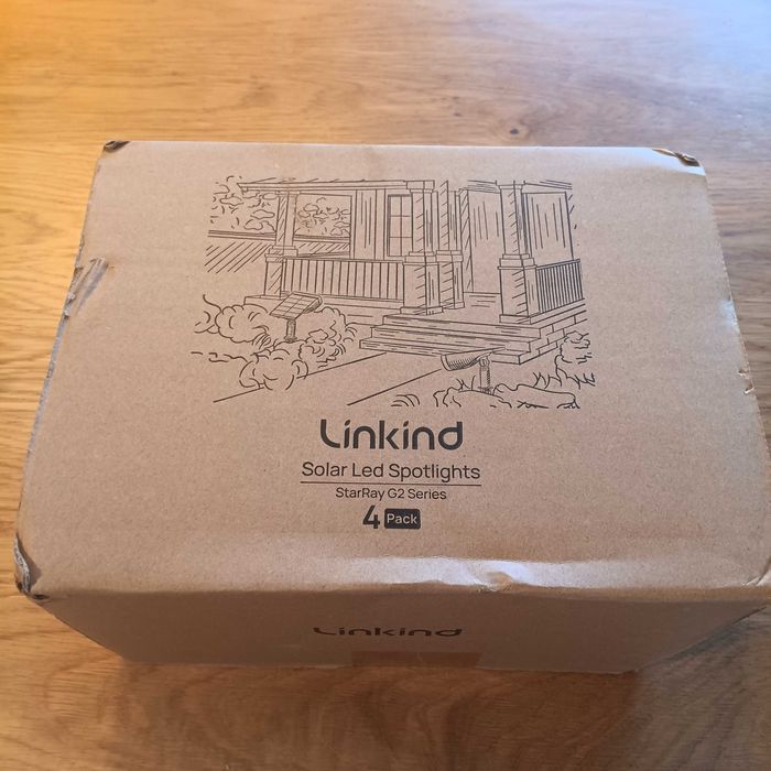 НОВИ! 4 броя соларни лампи 800 lm, 22LED, 3000K, IP67, 3 режима