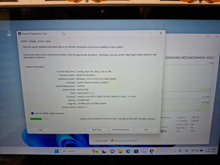 Hope Amanet P10/Laptop Lenovo Yoga 370 i5 7th SSD TouchScreen StylusPen