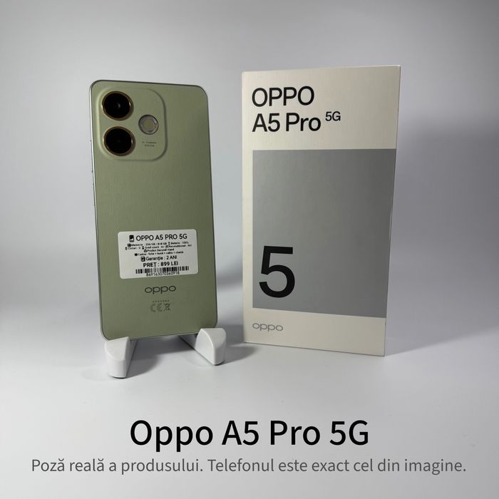 Oppo A5 Pro 5G 256 gb / 8+8 gb ram , Garantie 2 ani + cadou