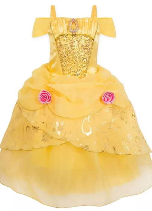 Рокля Красавицата и звяра и розова рокля