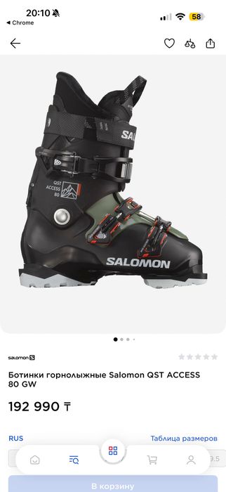 Ботинки для лыж Salomon