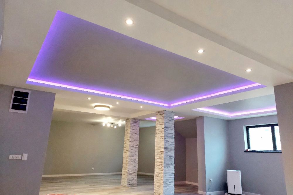 Placari Rigips, glet_finisat_zugrăvit