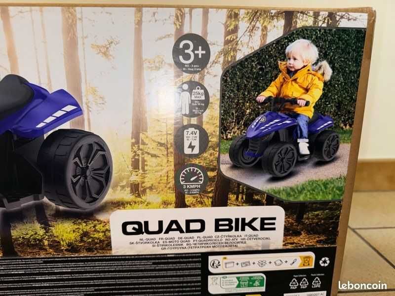 Детско електрическо ATV Evo Box Quad Bike 6V синьо - НОВО