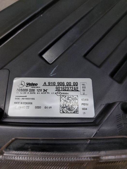 far stanga original mercedes sprinter w910 halogen 2018 - 2023 nou